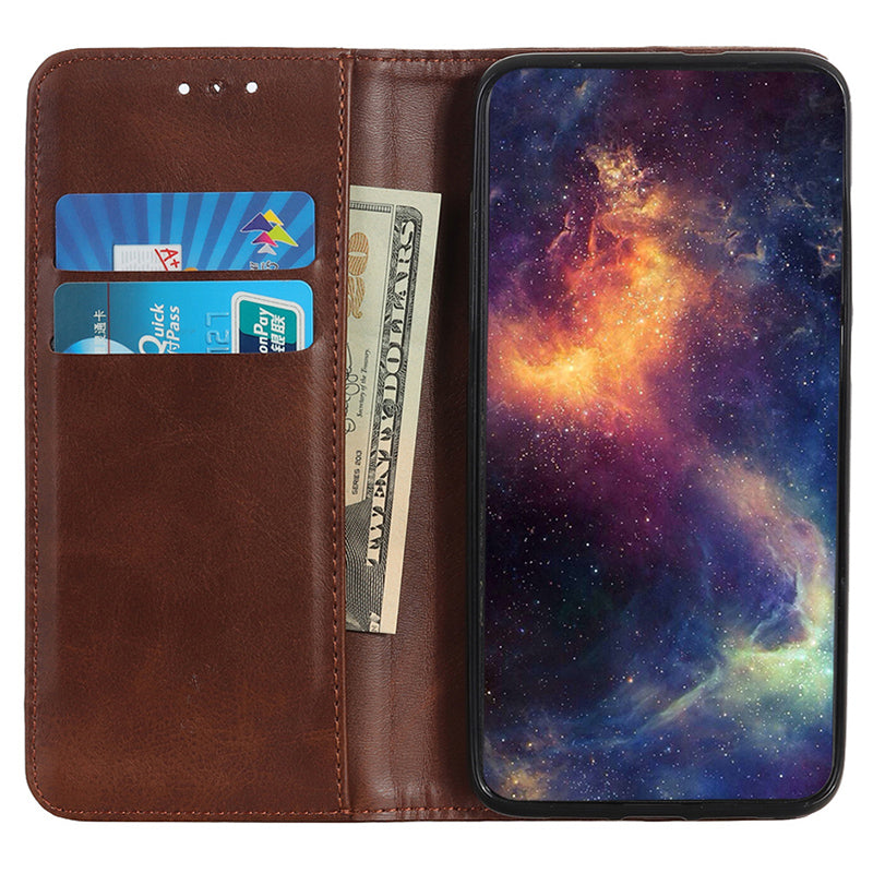 For Samsung Galaxy A05 4G Case Split Leather Cover Wallet Stand Cowhide Texture Phone Shell For Samsung Galaxy A05 4G Case Split Leather Cover Wallet Stand Cowhide Texture Phone Shell